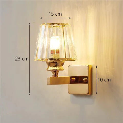 Moderne minimalistische Wandlampe mit Glasschirm für Nachttischbeleuchtung, Wohnzimmerbeleuchtung