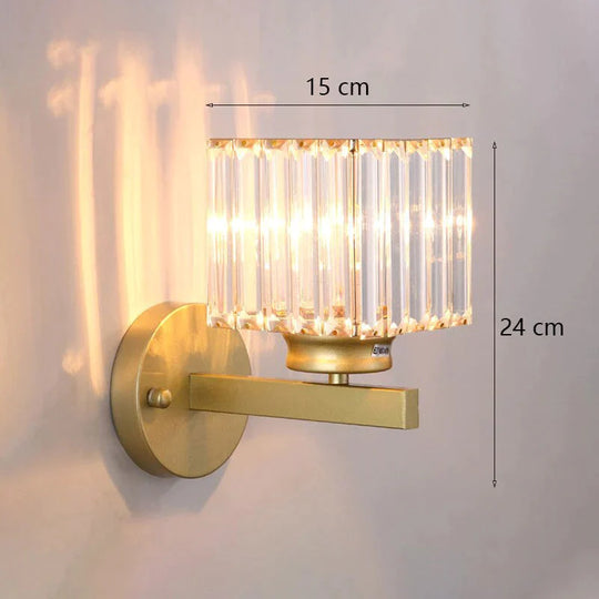 Moderne minimalistische Wandlampe mit Glasschirm für Nachttischbeleuchtung, Wohnzimmerbeleuchtung