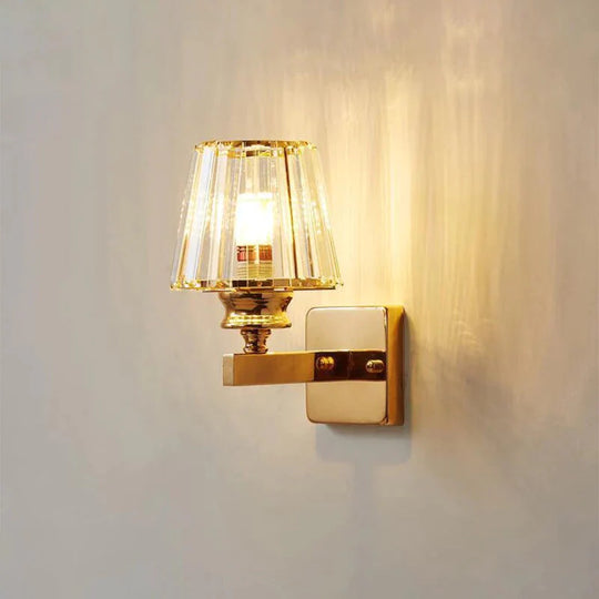 Moderne minimalistische Wandlampe mit Glasschirm für Nachttischbeleuchtung, Wohnzimmerbeleuchtung