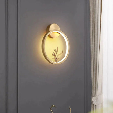 Modern New Simple Living Room Copper Wall Lamp Lamps