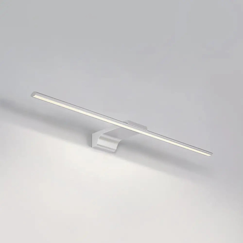 Modern Nordic Led Vanity Lamp For Bathroom - Wall Mounted Mirror Front White / 23.5 7