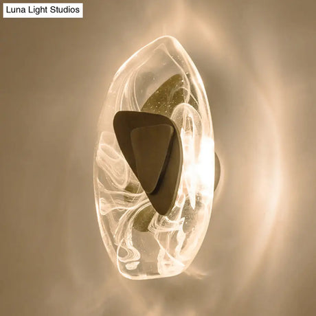 Modern Nordic Sconce: Luxury Glass Wall Mount Light Fixture For Bedroom