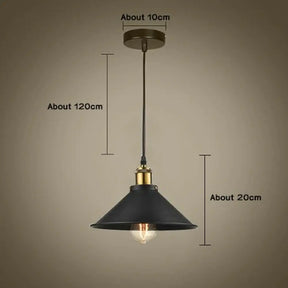 Modern Pendant Light Black Iron Hanging Cage Vintage E27Led Lamp Bulb Industrial Loft Retro Dining