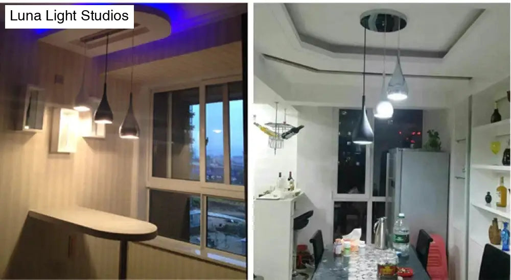 Modern Restaurant Pendant Lights Minimalist Led Hand Lamp Dining Room Lamps Indoor Decoration Home