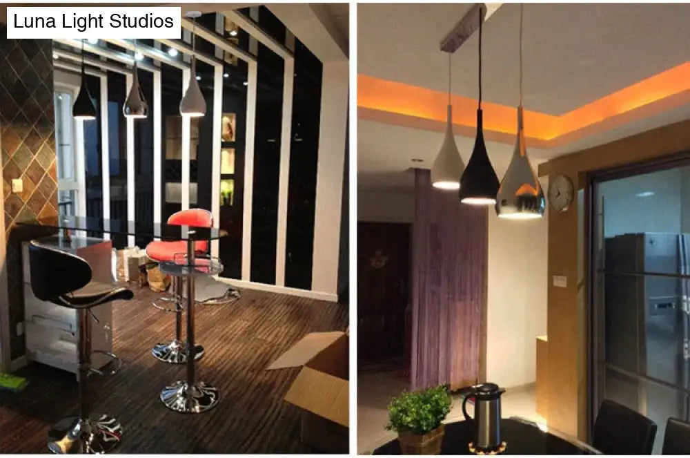 Modern Restaurant Pendant Lights Minimalist Led Hand Lamp Dining Room Lamps Indoor Decoration Home