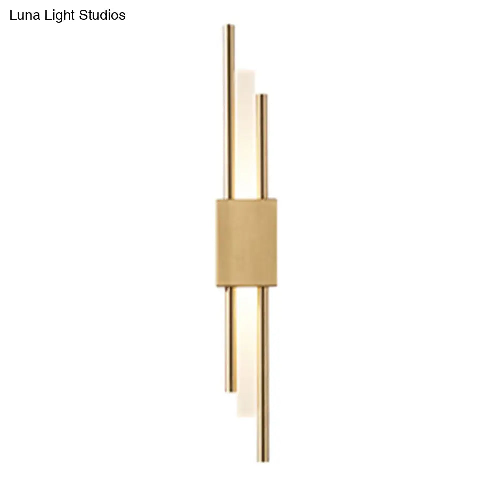 Modern Rod Wall Light With Led Acrylic Sconce For Stairways.