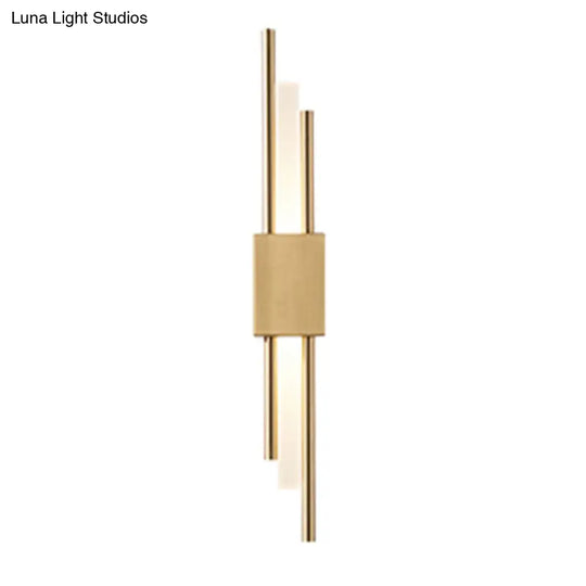 Modern Rod Wall Light With Led Acrylic Sconce For Stairways.