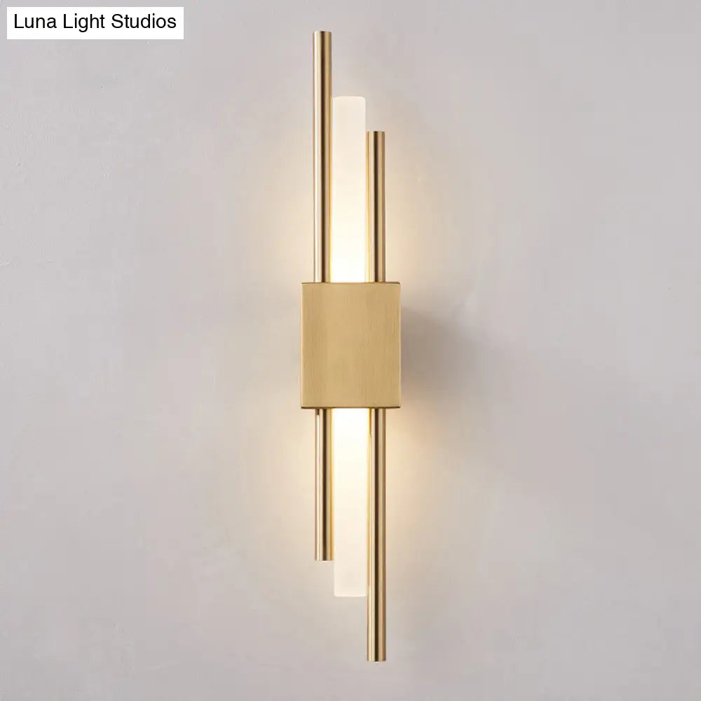 Modern Rod Wall Light With Led Acrylic Sconce For Stairways.