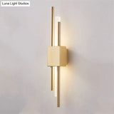 Modern Rod Wall Light With Led Acrylic Sconce For Stairways.