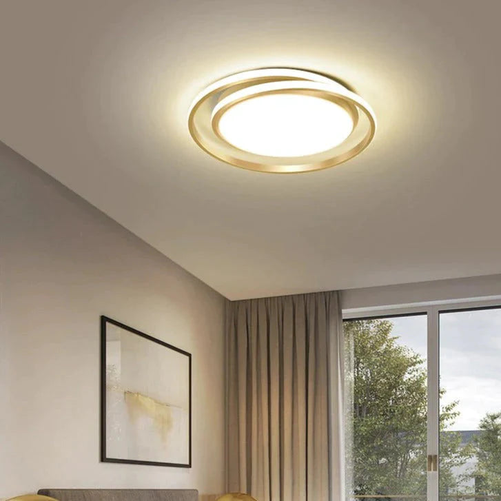Moderne einfache Schlafzimmer kreative kreisförmige LED-Deckenleuchte