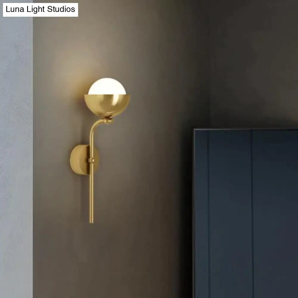 Modern Simple Room Corridor Living Copper Wall Lamp Lamps
