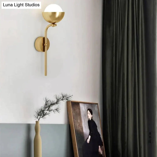 Modern Simple Room Corridor Living Copper Wall Lamp Lamps