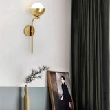 Modern Simple Room Corridor Living Copper Wall Lamp Lamps