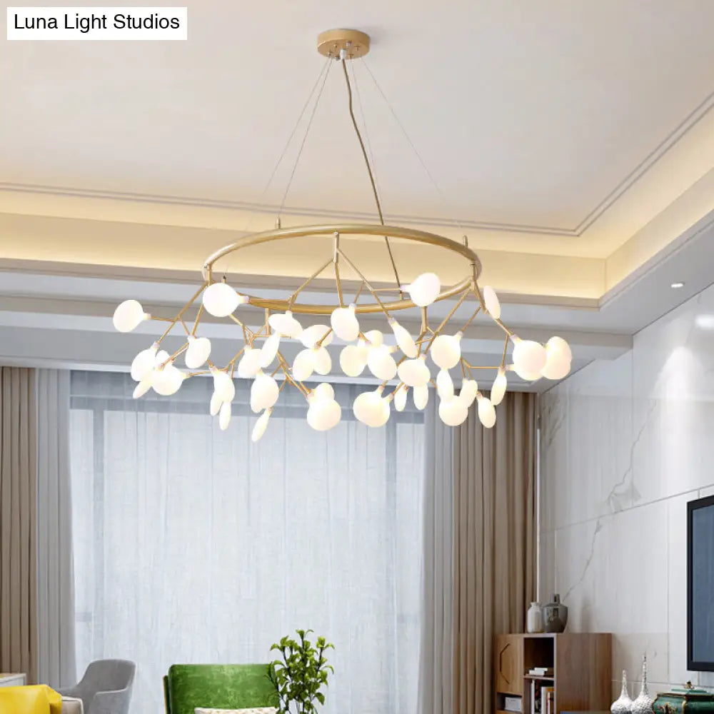 Modern Sputnik Led Chandelier For Minimalist Living Rooms