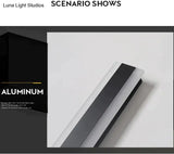 Modern Waterproof Outdoor Long Strip Led Wall Lamp Ip65 Aluminum Wall Light Garden Porch Sconce