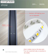Modern Waterproof Outdoor Long Strip Led Wall Lamp Ip65 Aluminum Wall Light Garden Porch Sconce
