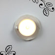 Modern White Coffee Cup Flushmount Light - 1 Head Gypsum Led Ceiling Fixture