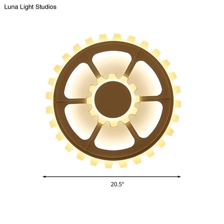 Modern White Led Flower Ceiling Light For Kids’ Bedroom