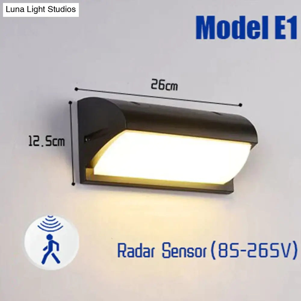 Moderne Outdoor Wandlamp Waterdichte Ip65 Motion Sensor Led Verlichting 18W 30W Veranda Lichten