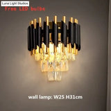 Selma Luxury K9 Crystal Chandeliers Wall Light / Changeable Chandelier