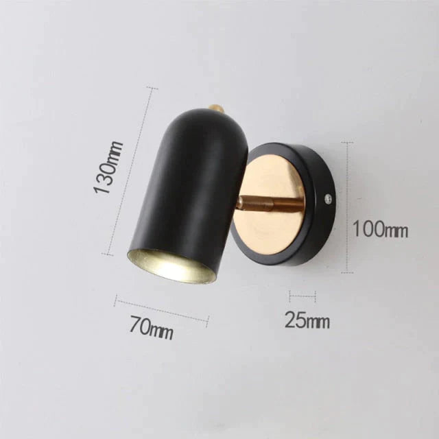Industrielle LED-Wandleuchte Nell