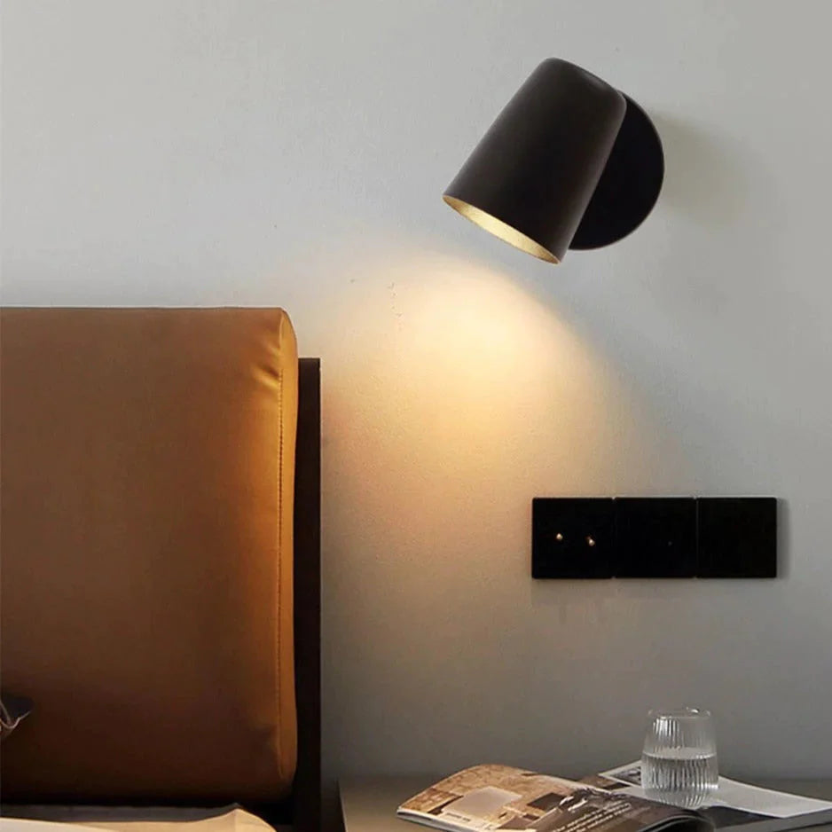 Industrielle LED-Wandleuchte Nell