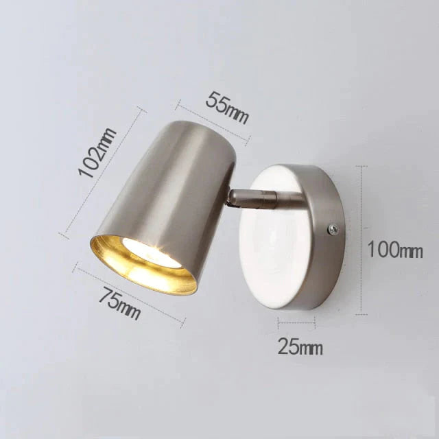 Industrielle LED-Wandleuchte Nell