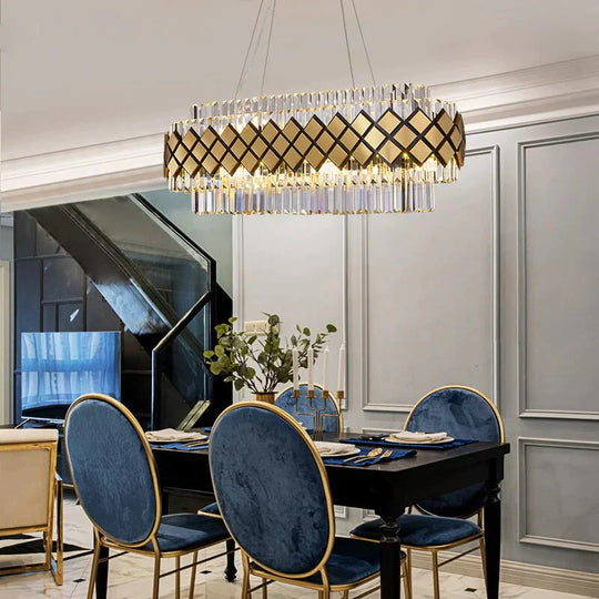 Neva – Designer-Kristall-LED-Kronleuchter für Esszimmer und Wohnzimmer
