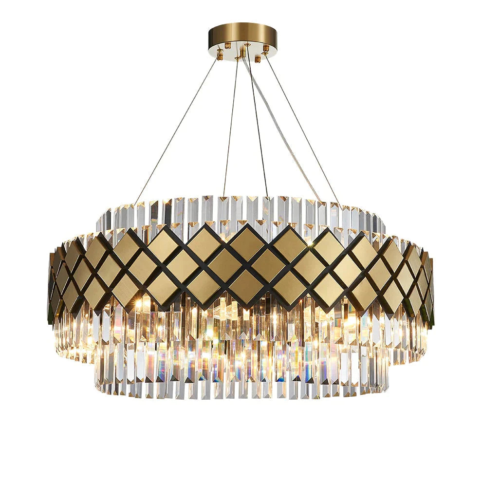 Neva – Designer-Kristall-LED-Kronleuchter für Esszimmer und Wohnzimmer