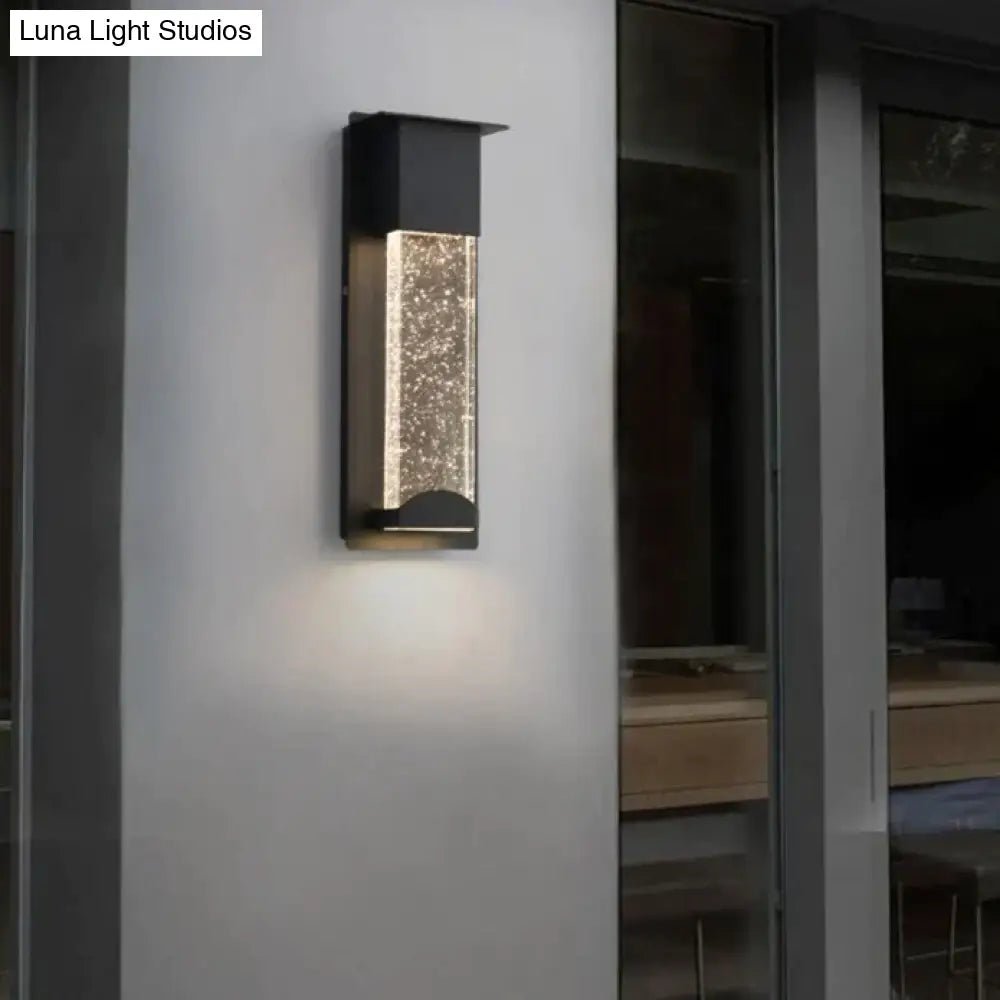 New Led Wall Lighting Pir Motion Sensor Crystal Outdoor Ip65 Waterproof Street Lamp For Balcony