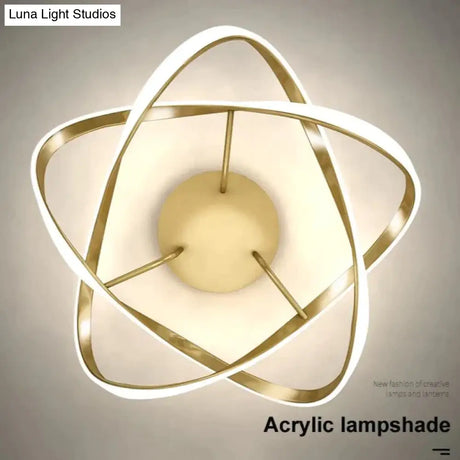 New Light Luxury Bedroom Lamp Room Ceiling Lamp Ceiling