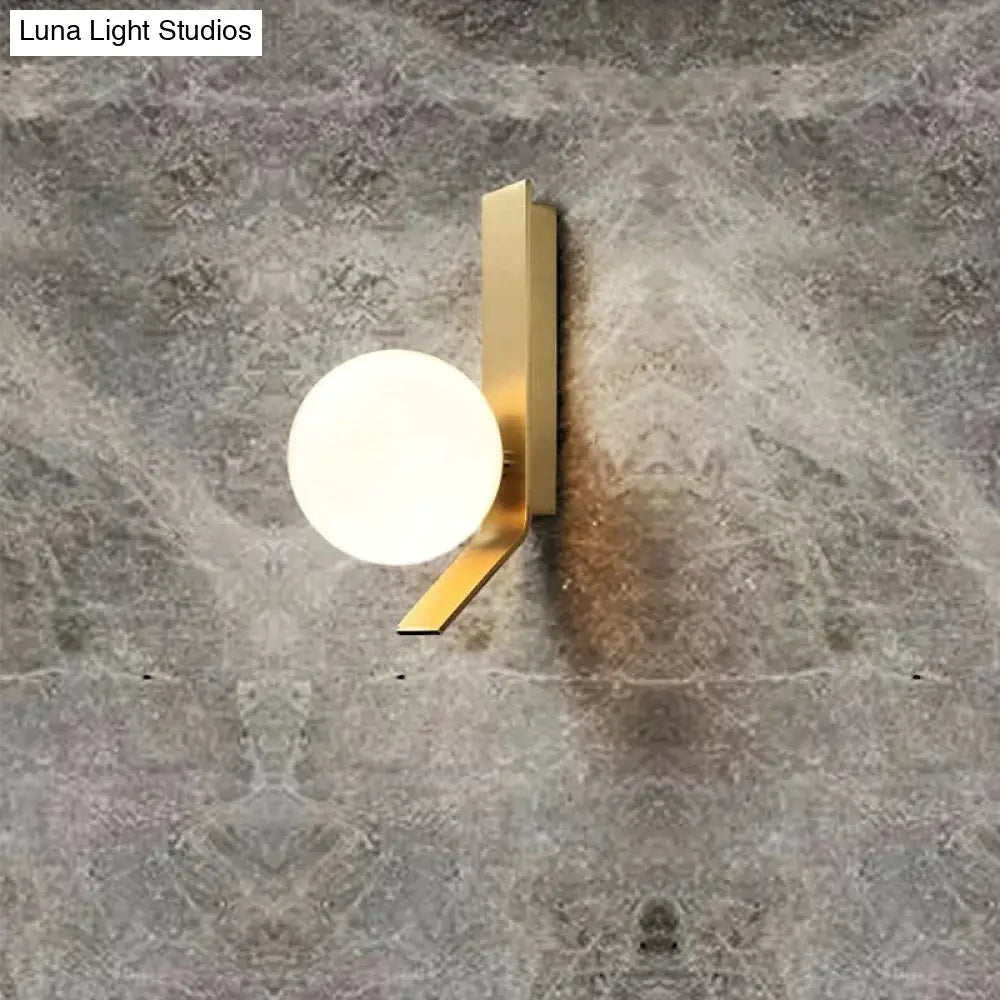 New Nordic Luxury Ball Copper Wall Lamp Lamps