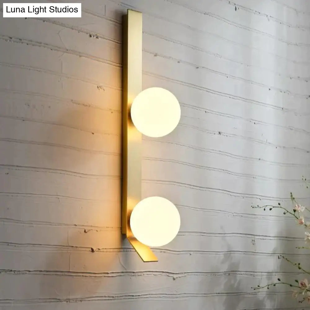 New Nordic Luxury Ball Copper Wall Lamp Lamps