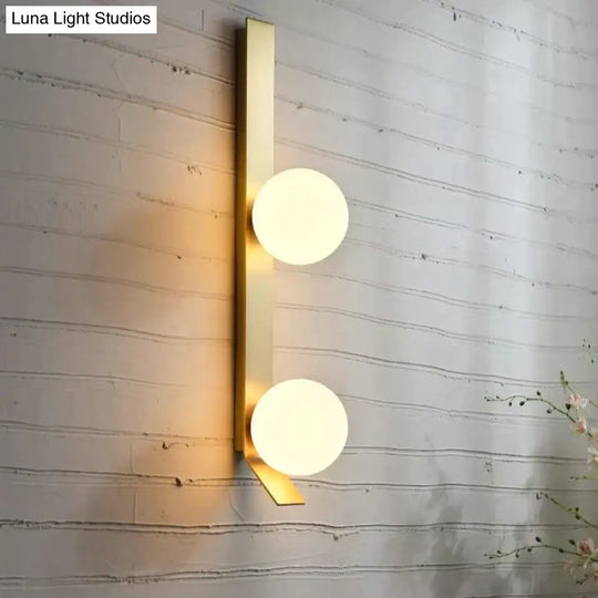 New Nordic Luxury Ball Copper Wall Lamp Lamps