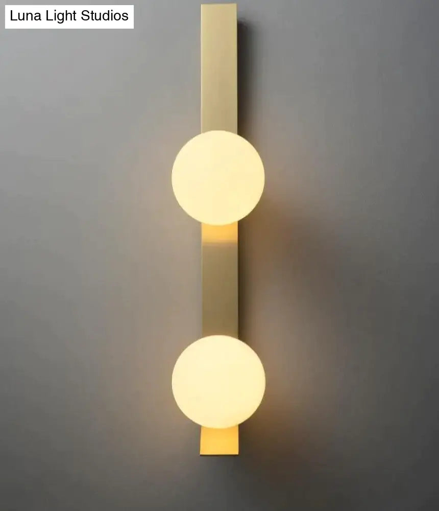 New Nordic Luxury Ball Copper Wall Lamp Lamps