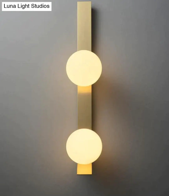 New Nordic Luxury Ball Copper Wall Lamp Lamps