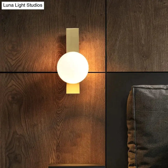 New Nordic Luxury Ball Copper Wall Lamp Lamps