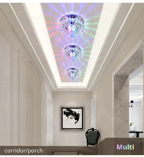 Nia - Flush Mount Small Led Ceiling Light For Art Gallery Decoration Front Balcony Lamp Porch Light