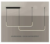 Nora - Linear Led Ceiling Chandelier
