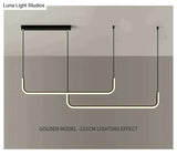 Nora - Linear Led Ceiling Chandelier
