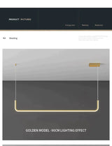 Nora - Linear Led Ceiling Chandelier