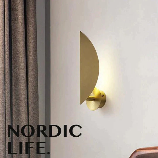 Nordic Bedroom Adjustable Copper Wall Lamp Lamps
