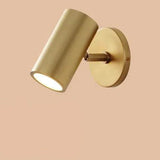 Nordic Bedside Creative Copper Wall Lamp Simple Style Reading Living Room Decoration Lamps
