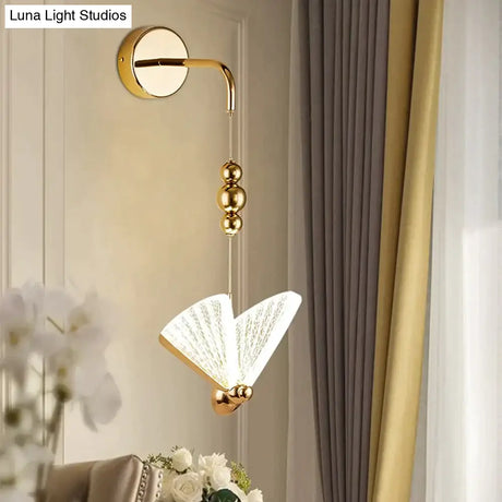 Nordic Butterfly Led Wall Light for Bedroom wall Light