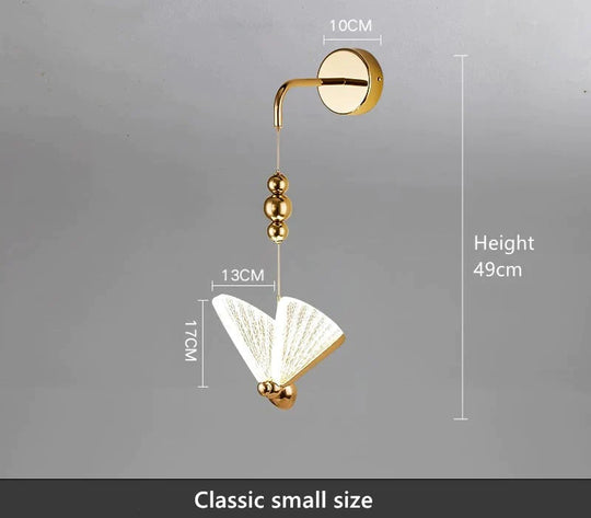 Nordic Butterfly LED-Wandleuchte für Schlafzimmer