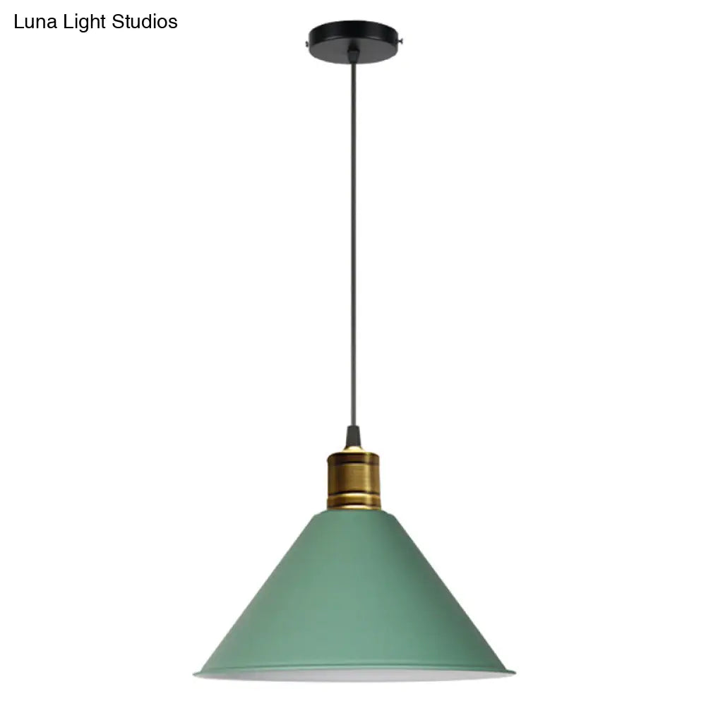 Nordic Conical Pendant Lamp - Stylish Metal Restaurant Down Lighting