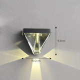 Nordic Copper Post-Modern Light Exquisite Crystal Bedroom Headwall Lamp Creative Corridor Staircase