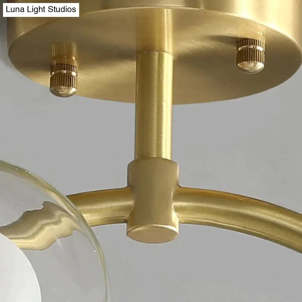 Nordic Corridor Balcony Copper Ceiling Lamp