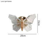 Nordic Creative Luxury Butterfly Wall Lamp For Bedroom Living Room Lighting Wall Lamp
