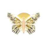 Nordic Creative Luxury Butterfly Wall Lamp For Bedroom Living Room Lighting Gold / Warm White